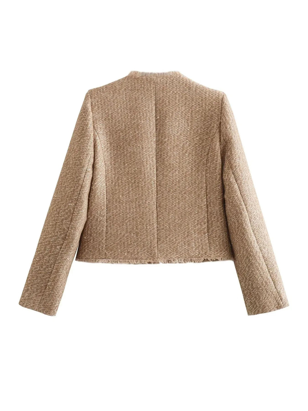 Aisling™ - Stylish Tweed Cropped Jacket