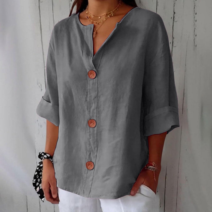 Katrina™ | Casual Linen Blouse