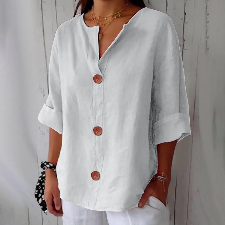 Katrina™ | Casual Linen Blouse