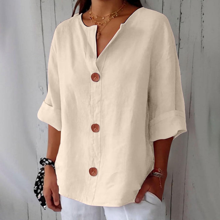 Katrina™ | Casual Linen Blouse