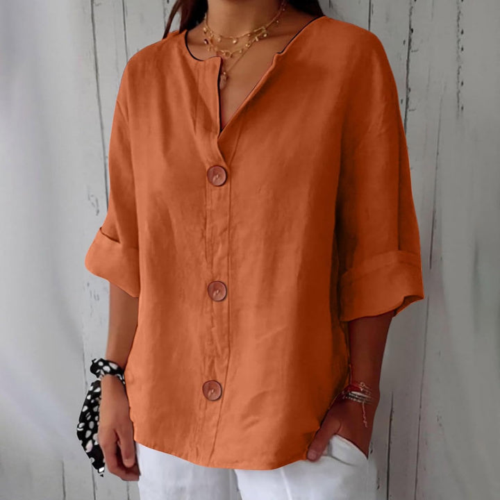 Katrina™ | Casual Linen Blouse