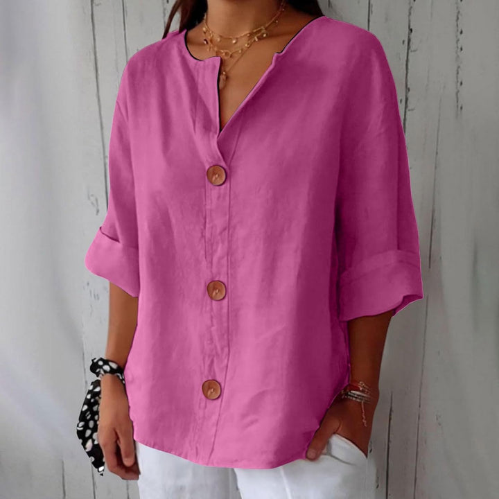 Katrina™ | Casual Linen Blouse