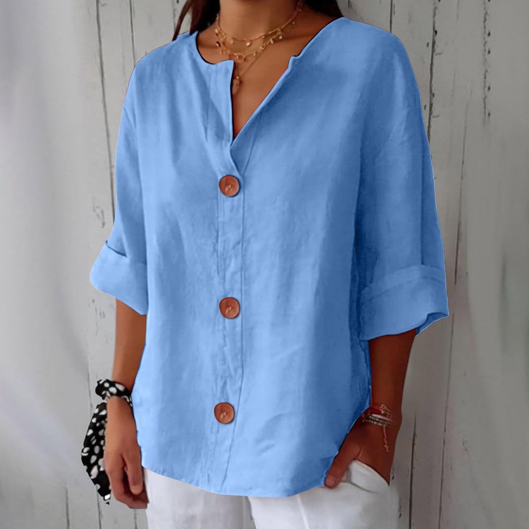 Katrina™ | Casual Linen Blouse