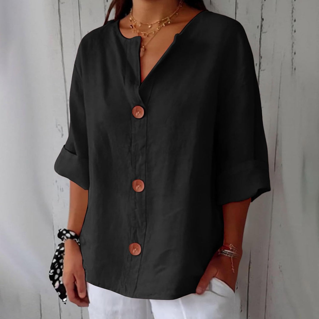 Katrina™ | Casual Linen Blouse