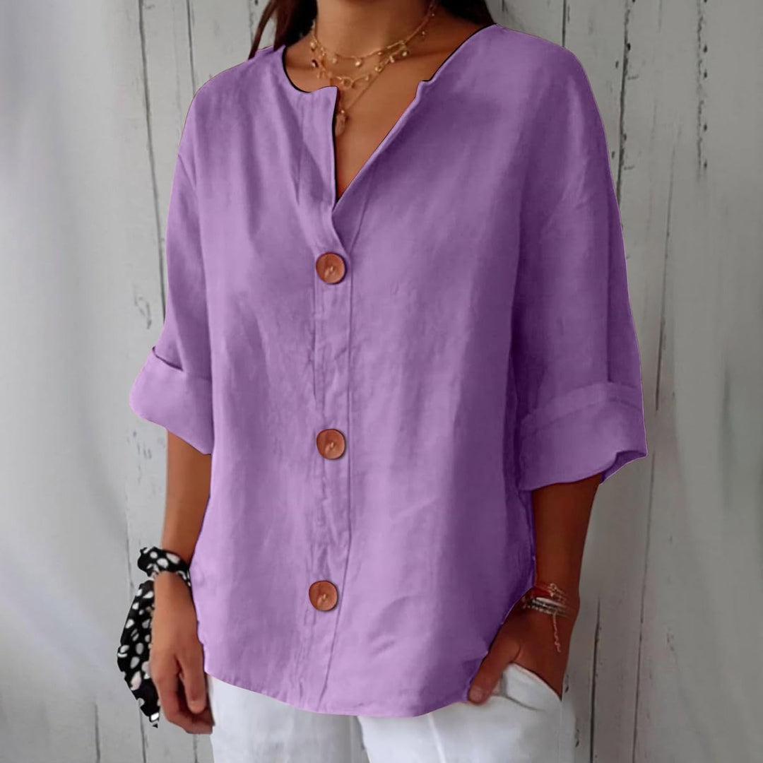 Katrina™ | Casual Linen Blouse