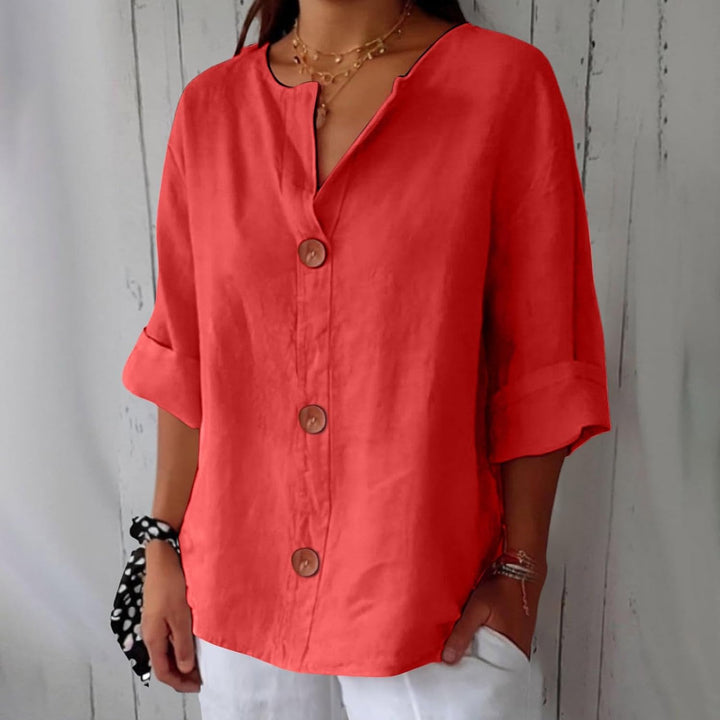 Katrina™ | Casual Linen Blouse