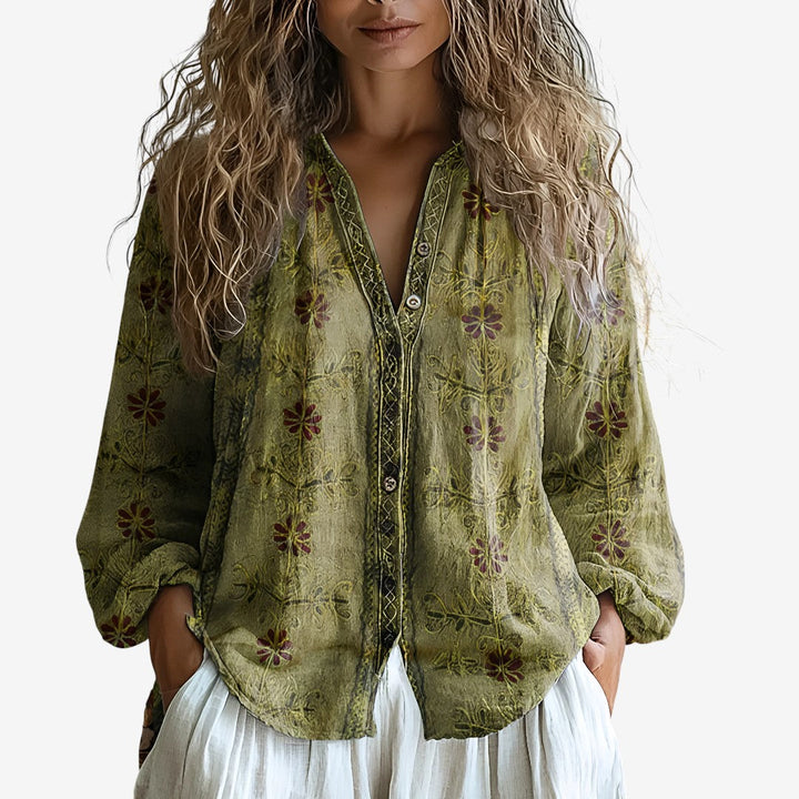 Amy™ | Bohemian Blossom Blouse