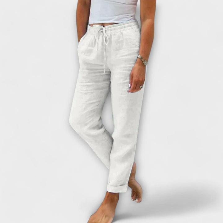 Sophie™ - Linen Blend Stretch Pants
