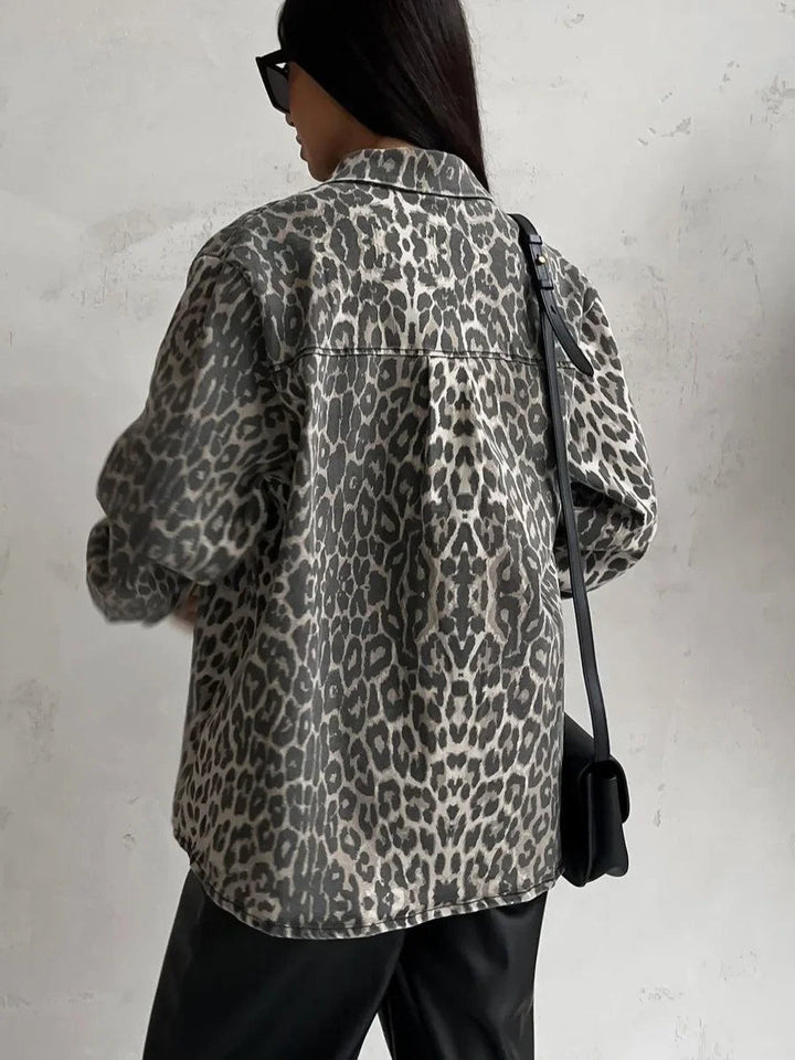Tatiana™ - Elegant Leopard Print Jacket
