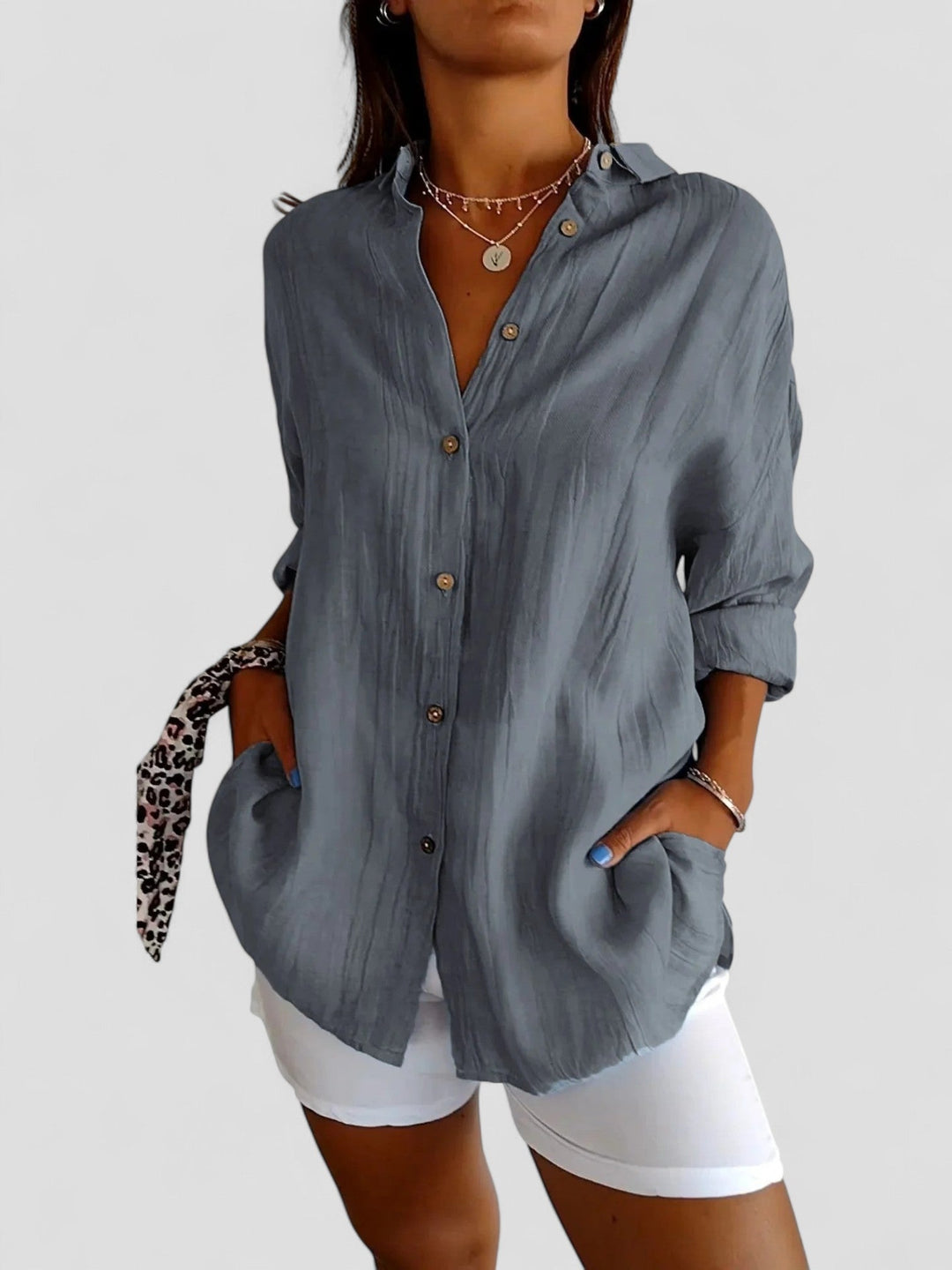 Violetta™ - Elegant Women's Shirt