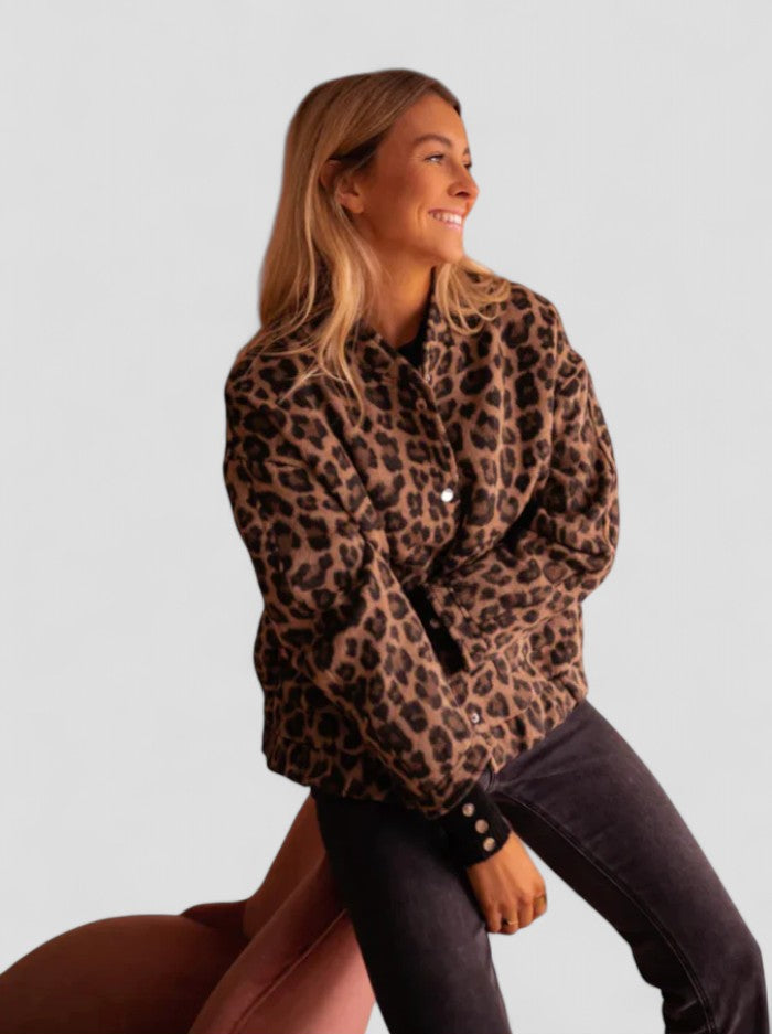 LEONA™ - The Leopard Bomber Jacket